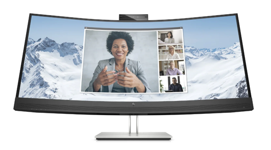 Bild von HP E34m G4 86,3cm 34Zoll WQHD Curved Display 3440x1440 Webcam HDMI USB-C USB hub DisplayPort