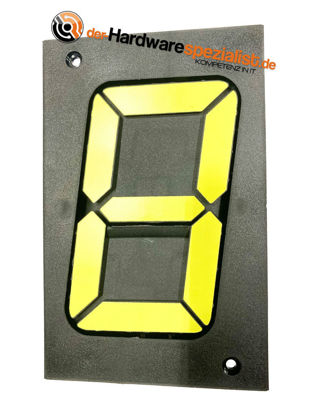 Bild von Bodet H710Y 7-Segment alphanumerisches elektromagnetisch angesteuertes, elektromechanisches Anzeigeelement Retro Clock