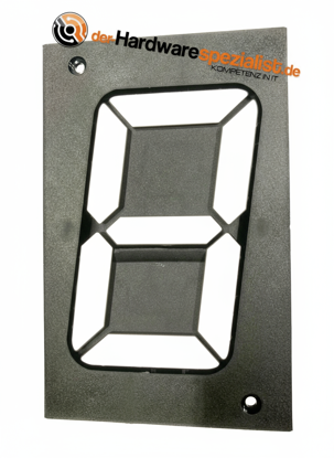 Bild von Bodet H710 7-Segment alphanumerisches elektromagnetisch angesteuertes, elektromechanisches Anzeigeelement Retro Clock - weiss